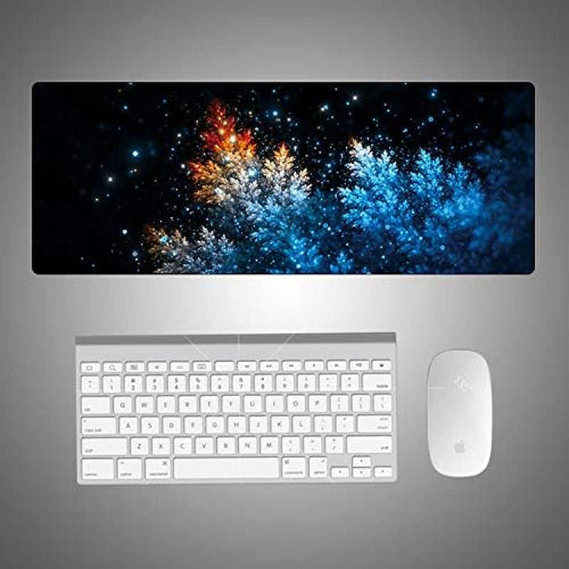 Large Desk Pad Workspace Desk Mat, Protector Mat Made of Rubber and Micro-Weave Cloth, Waterproof Desk Décor Accessories for Office Home Work Writing Gaming 35.4" X 15.7"